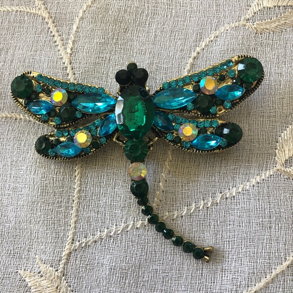 Seashore DRAGONFLY Pin Brooch - Picture 3 of 7